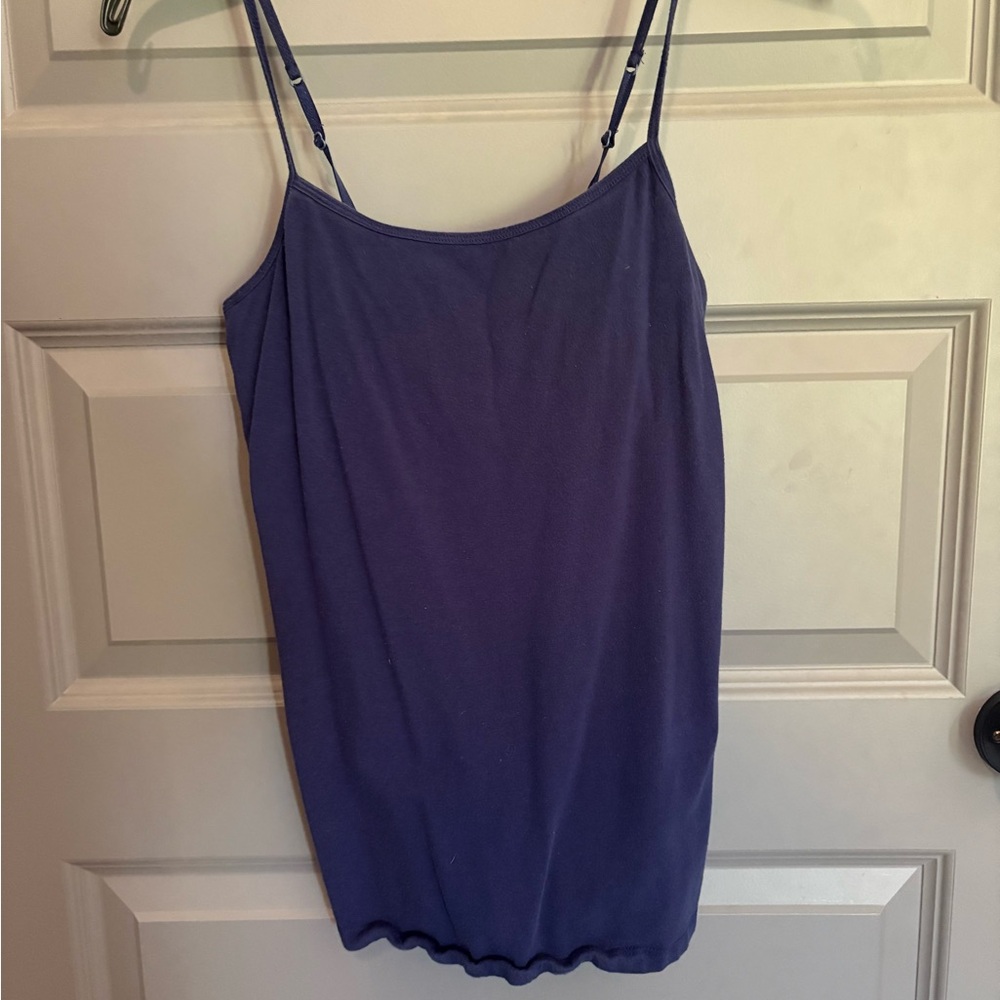 Cherokee Blue and Black Camisole Tops